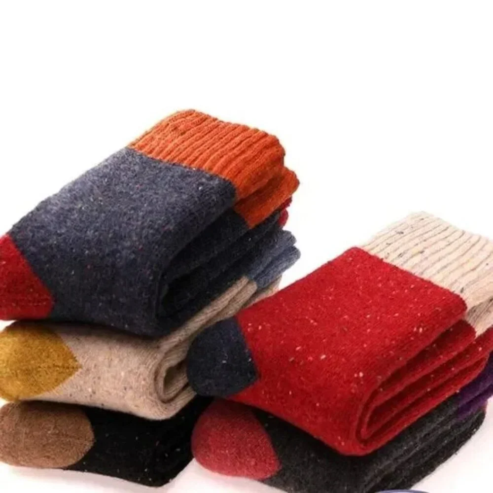 Warm wool winter socks